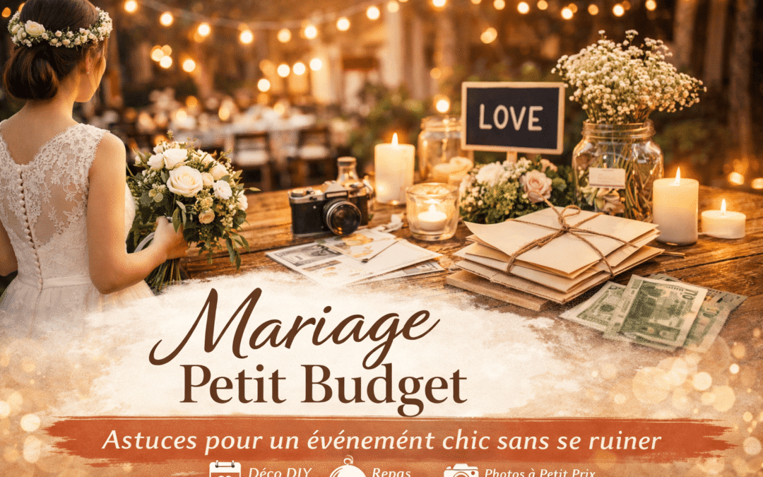 Astuces pour un mariage à petit budget